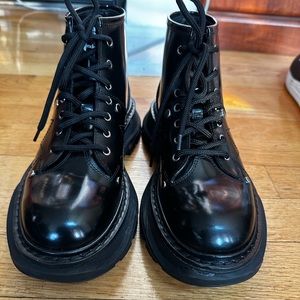 Alexander McQueen laced up boots